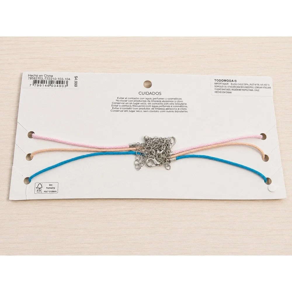 Girl Gang BFF Friendship Bracelet Set of 3 Butterfly Charms Adjustable New